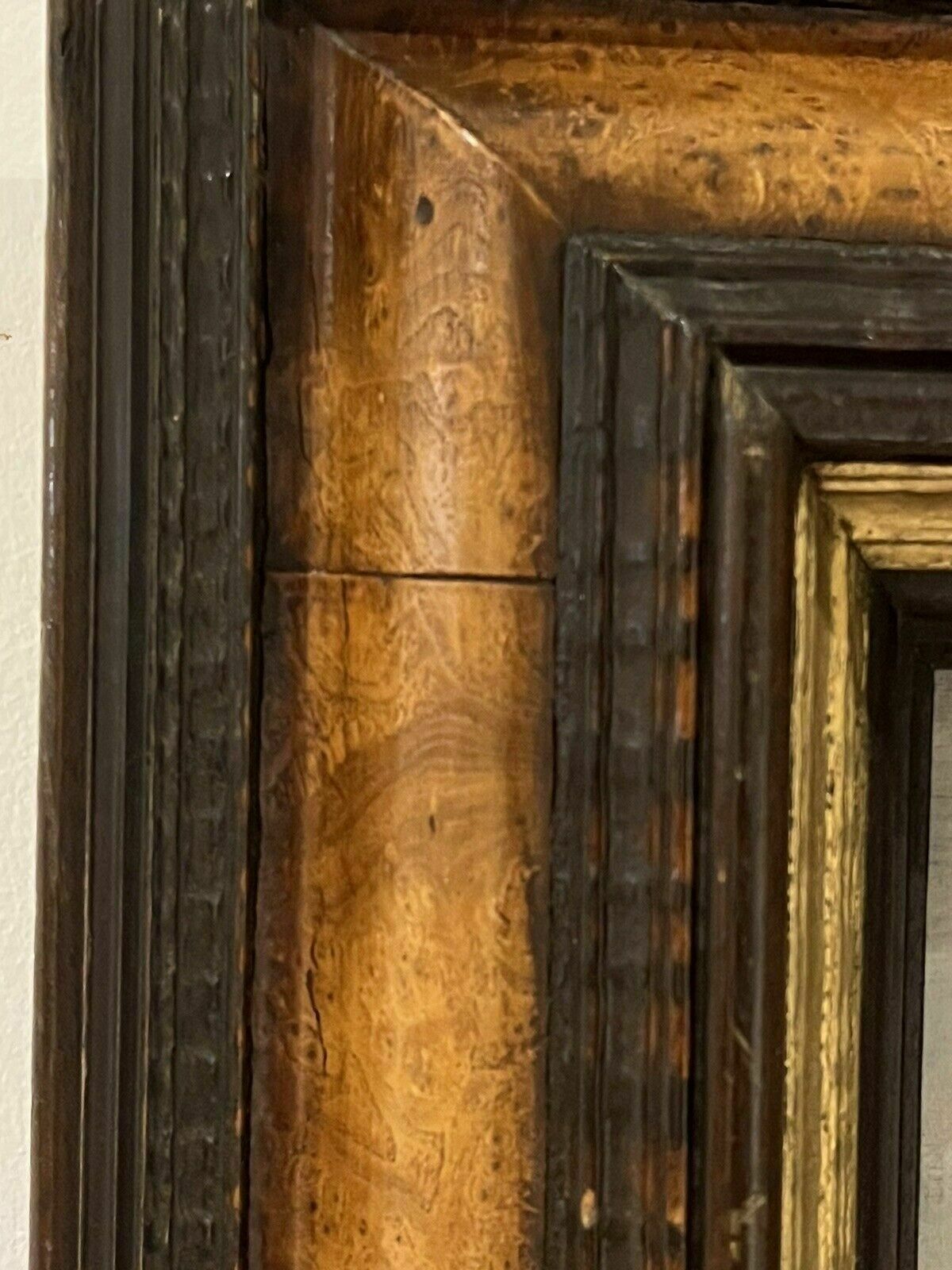 Antique Dutch Canal Scene Oil Painting, Signed F Knot In Original Maple Frame photo 645.0