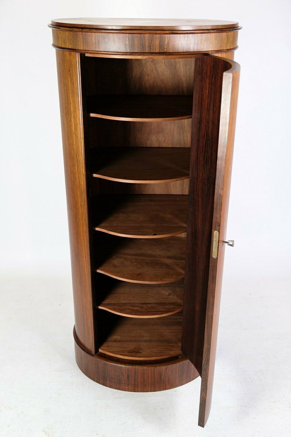 Pedestal Cabinet In Rosewood By Johannes Sorth For Bornholms Møbelfabrik From 1960s photo vinterior