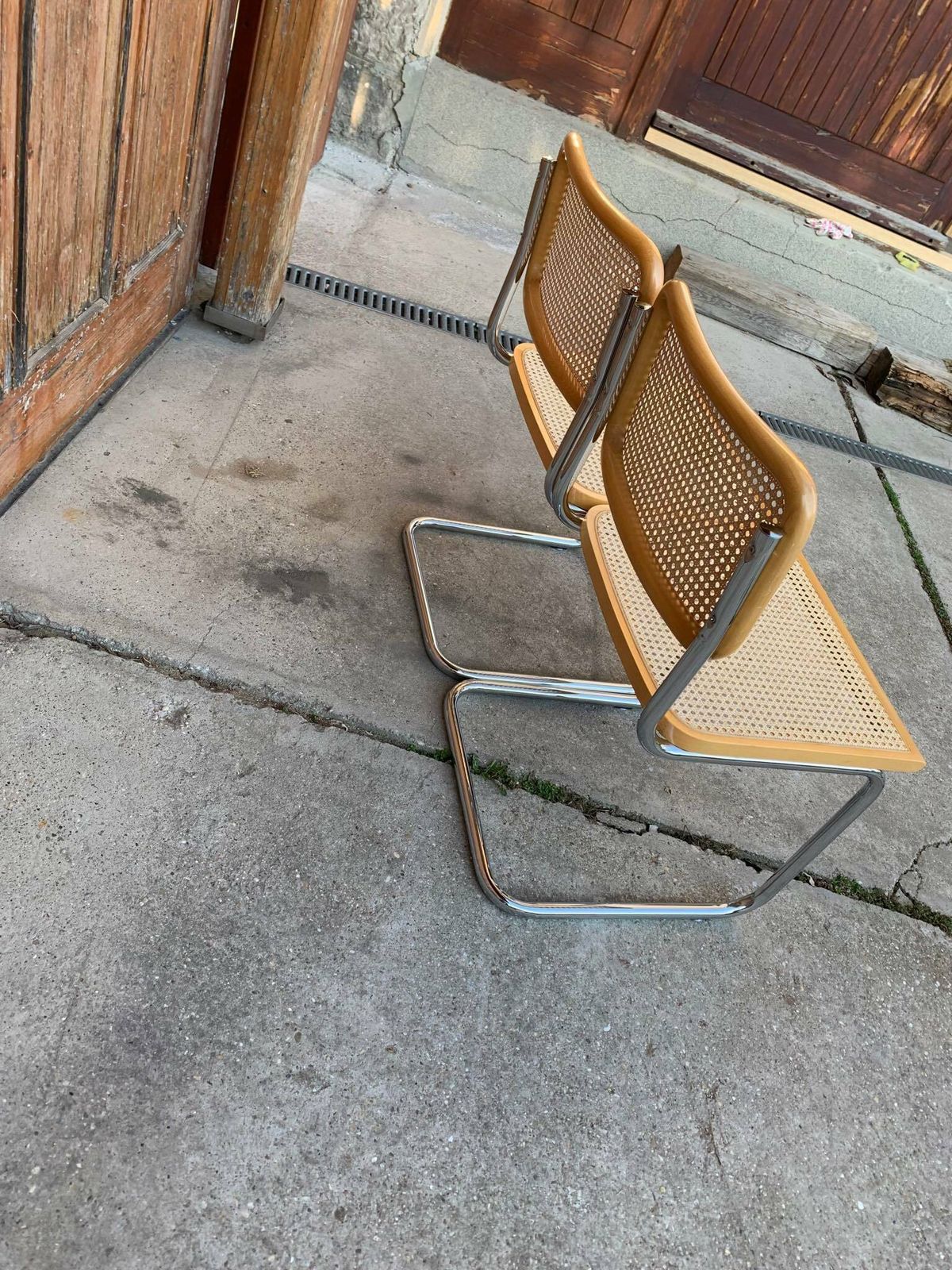 Pair Of Mid Century Cesca Chairs By Marcel Breuer photo 705.0