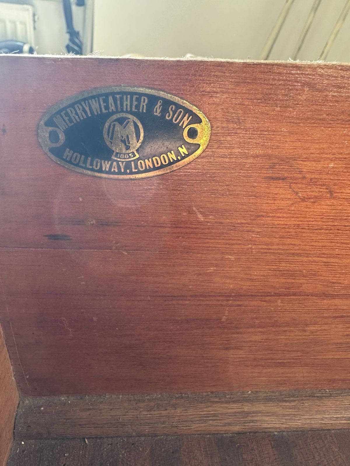 Merryweather & Son Holloway 1885 photo furniture