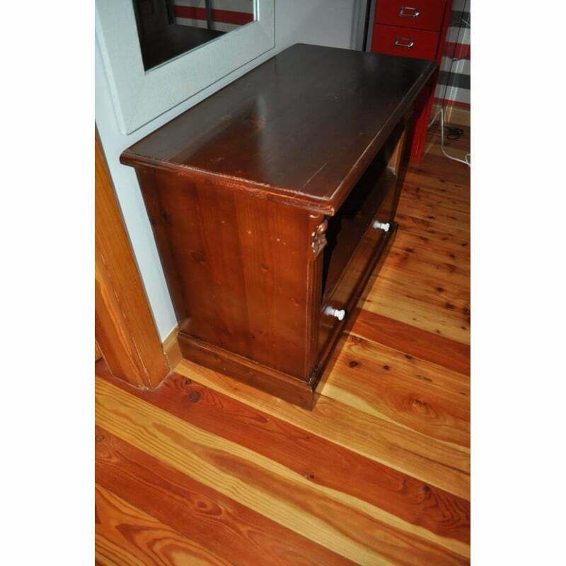 Vintage Pine Tv Stand, 1920s photo for sale