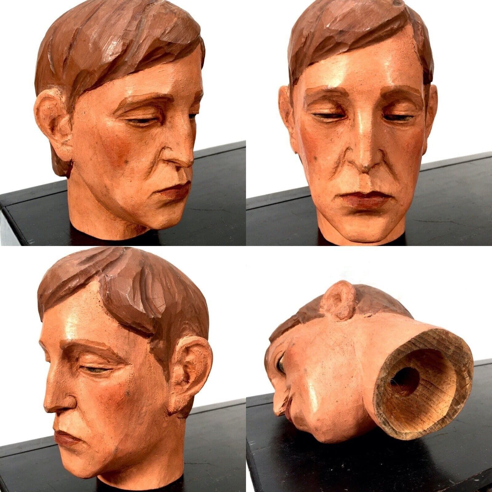 photo furniture Antique Wooden French Articulated Artists Lay Figure & Head Collection C.1900