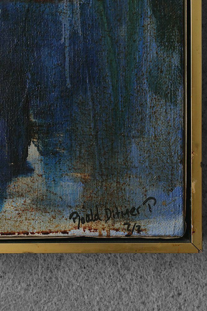 Roald Ditmer, Abstract Diptych, Olieverf Op Doek, Jaren 1980, Ingelijst, Set Van 2 photo 876.0