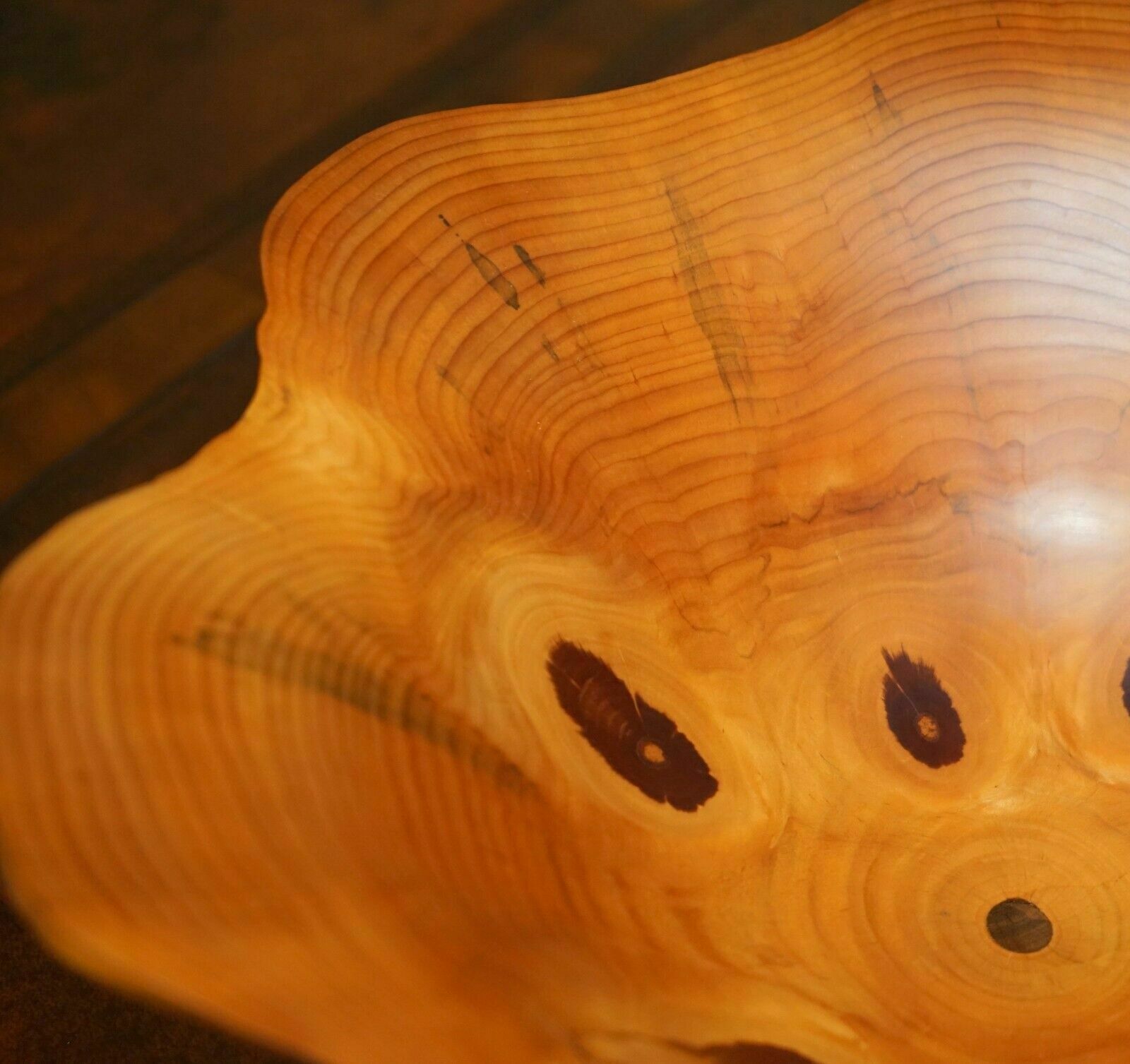 Home Decor Super Rare Large Monkey Puzzle Wood Fruit Bowl By Gregory Jervis Moreton photo