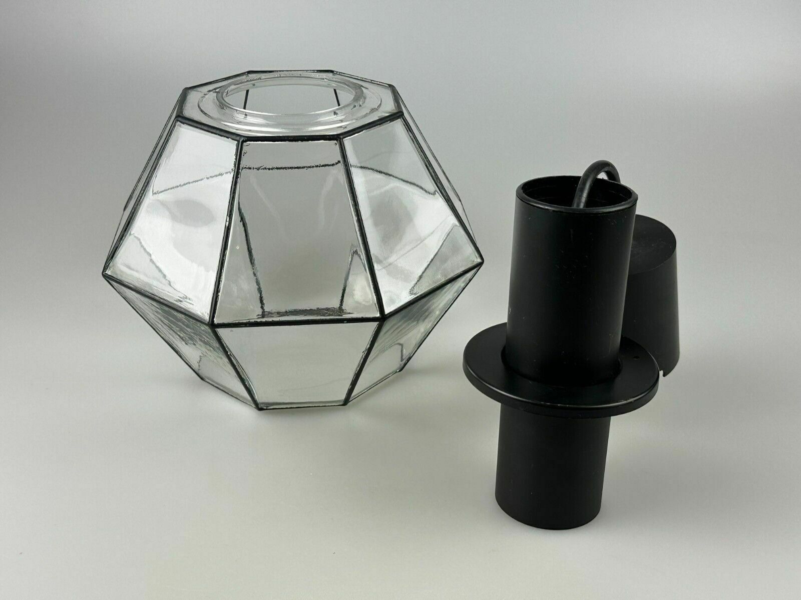 photo vinterior 60s 70s Hanging Lamp Ceiling Lamp By Limburg Leuchten Germany Glass Metal
