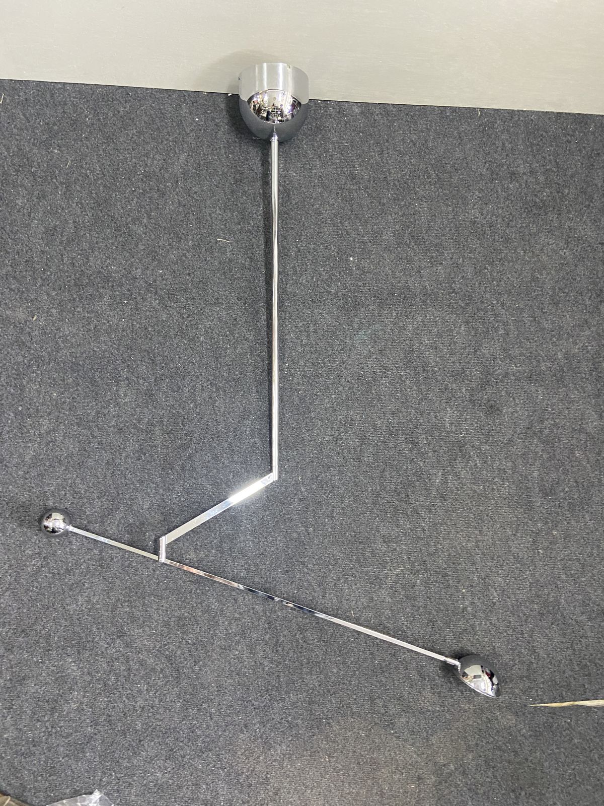 photo buy Minimal Chrome Counter Balance Ceiling 1970's Lamp