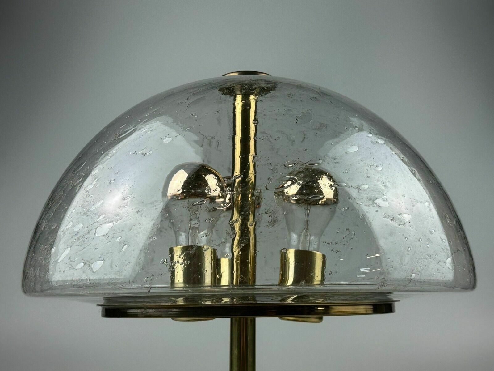 photo furniture 60s 70s Table Lamp By Doria Leuchten Germany Glass & Brass Space Age