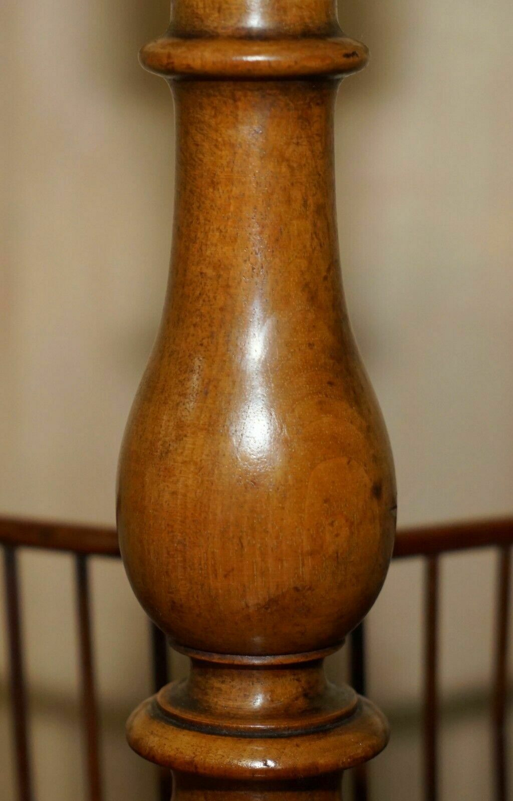 Antique Restored Victorian Burr Walnut Library Revolving Book Table Bookcase photo buy