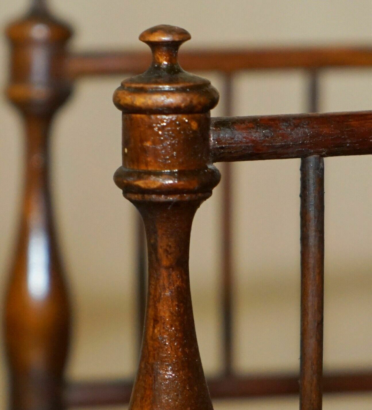 Furniture Antique Restored Victorian Burr Walnut Library Revolving Book Table Bookcase photo