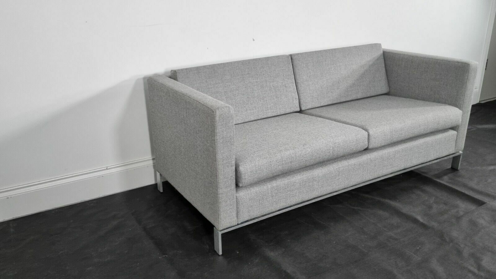 Stunning Walter Knoll 2.5 Foster Sofa In Luxuriously Soft Grey Lambswool (2) photo buy