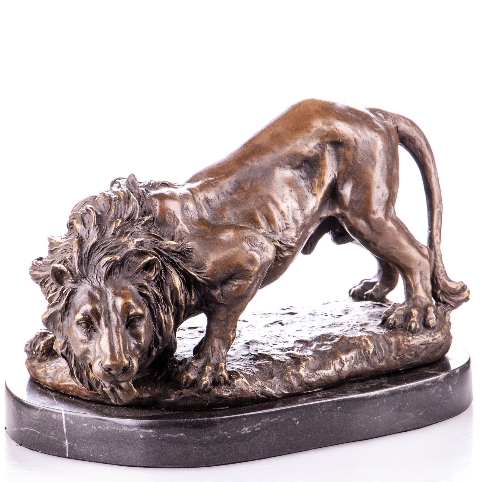 Bronze Majestic Lion Sculpture – Luxus Collection – Barye