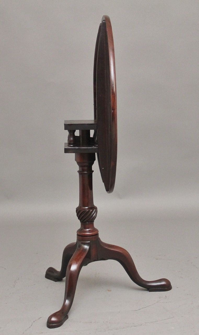18th Century Mahogany Tripod Table photo Furniture