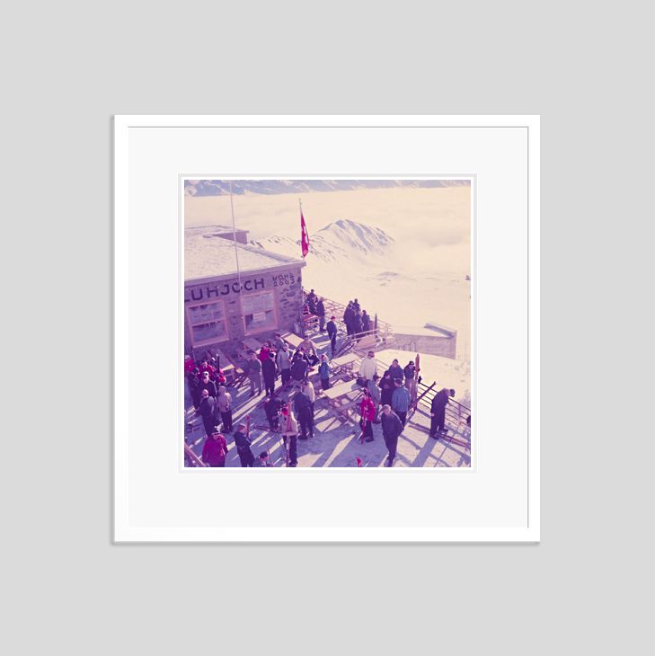 Mountain Top By Toni Frissell Archival Pigment Print Framed In White