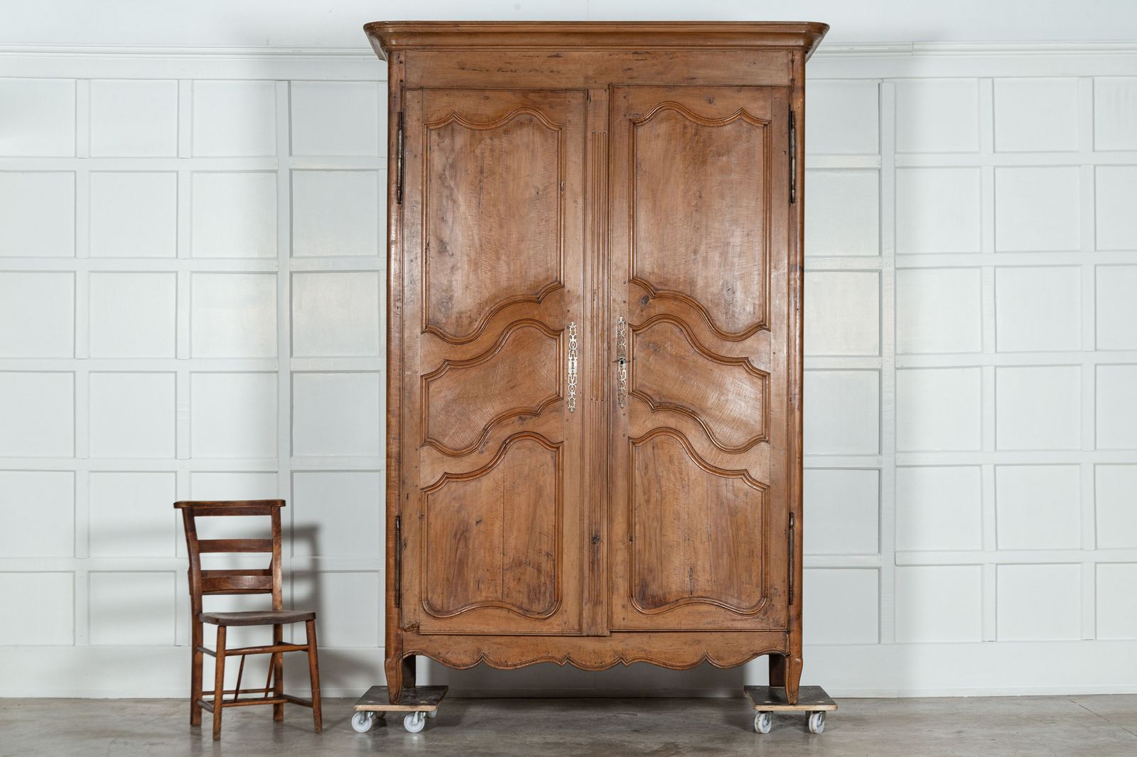 Large 19thc French Fruitwood Armoire photo Furniture