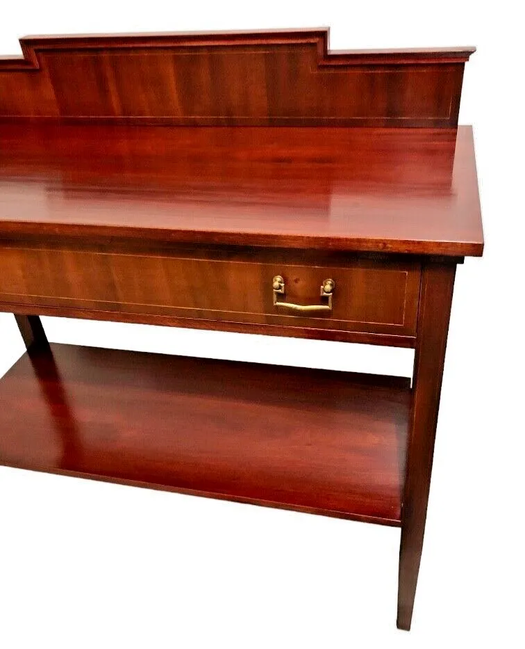 Handsome Edwardian Mahogany Buffet / Serving Table photo Furniture