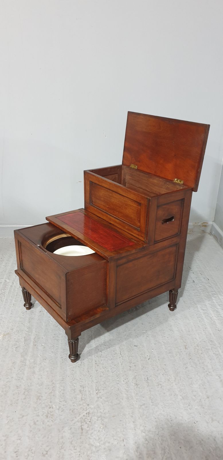 Large Mahogany Night Stand, 1900s photo Furniture