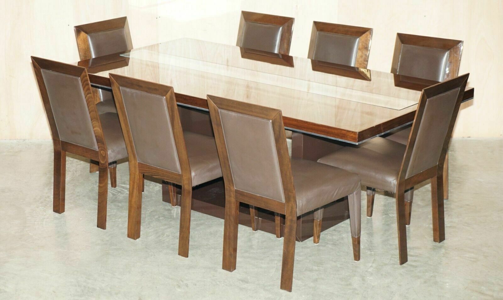 Designer Kesterport American Mahogany Dining Table & Chair Dining Room Suite