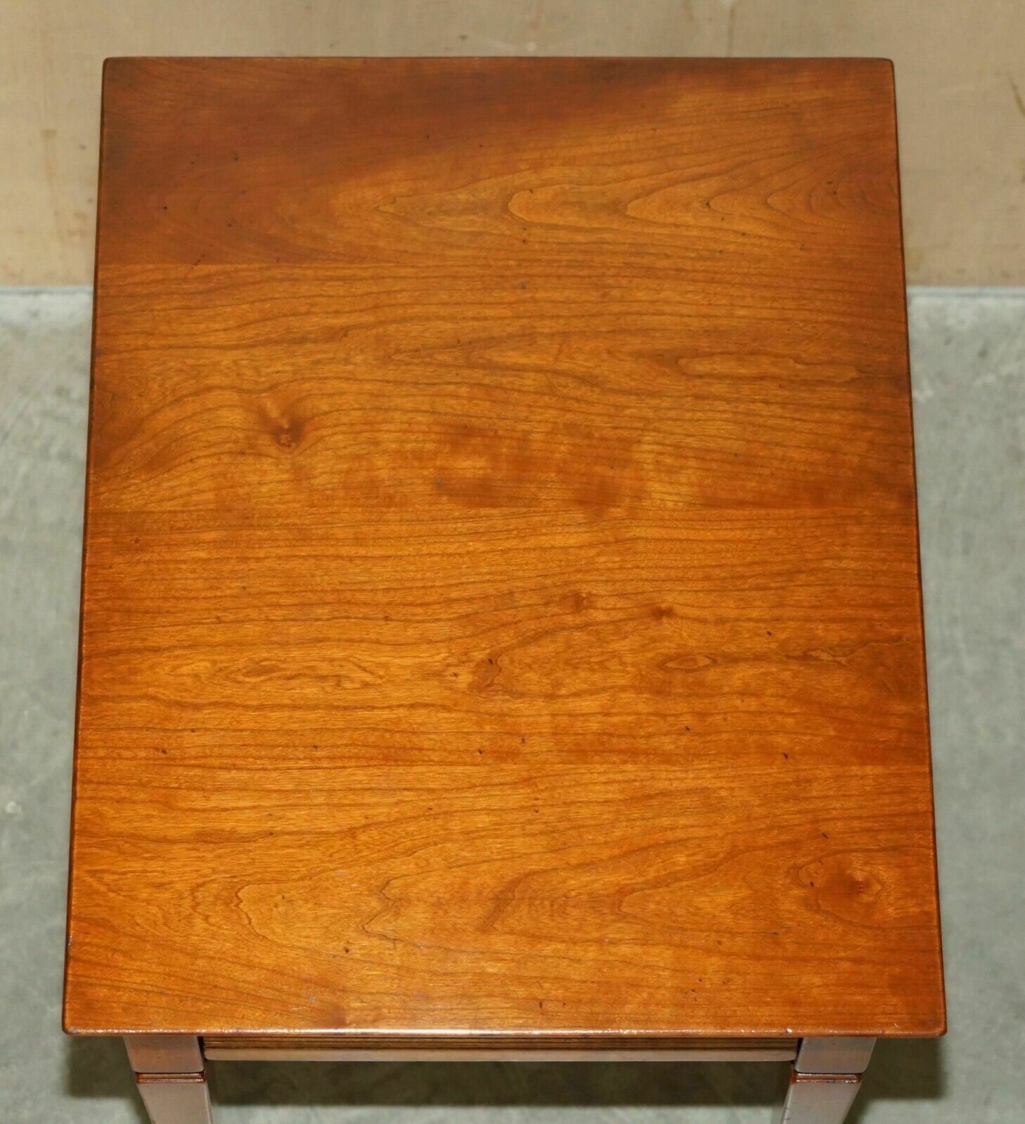 1950.0 Pair Of Harrods London Reh Kennedy Large Single Drawer Side End Lamp Wine Tables photo