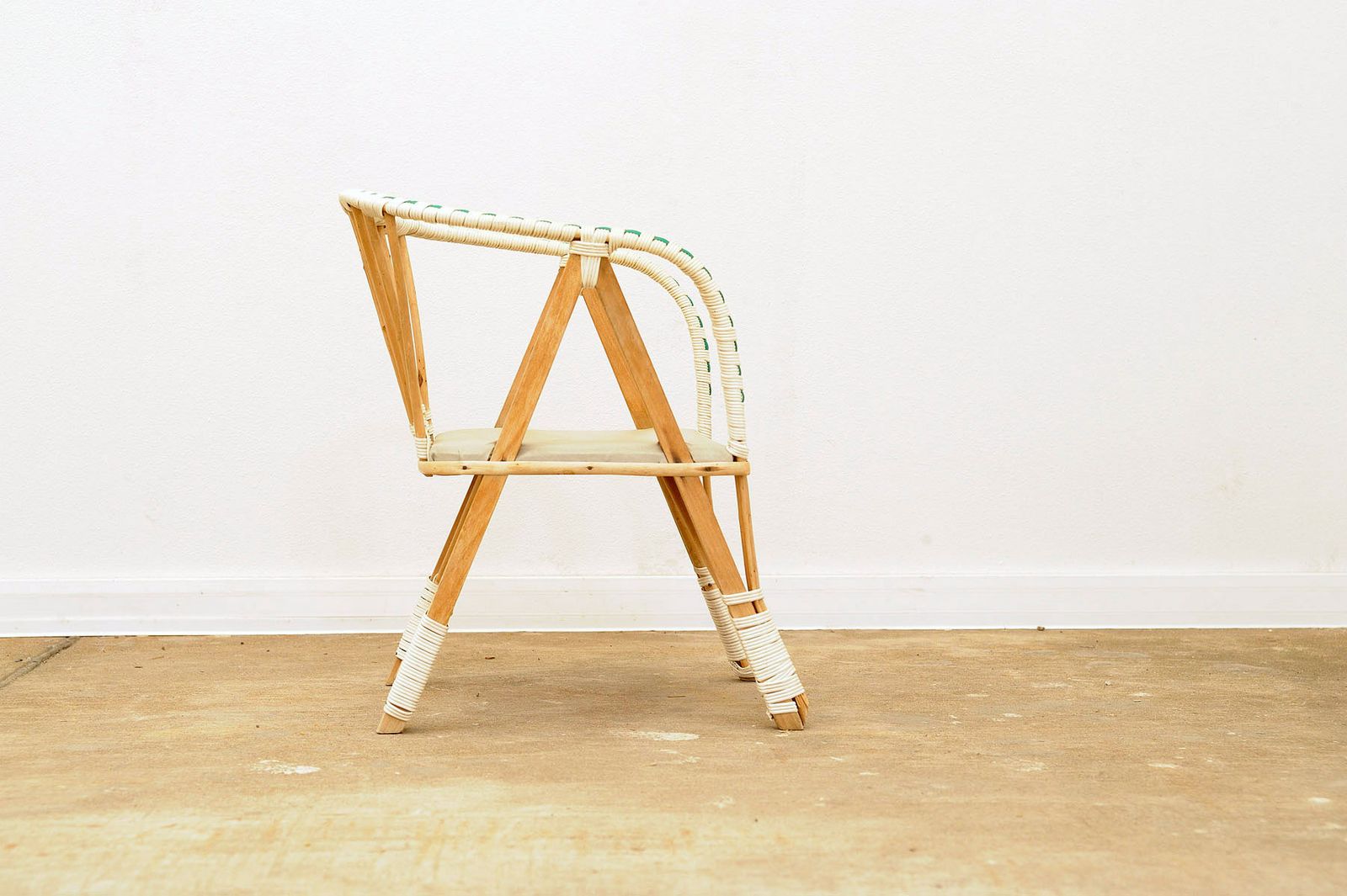 Very Small Children´S Wicker Chair, 1960´S, Czechoslovakia photo furniture