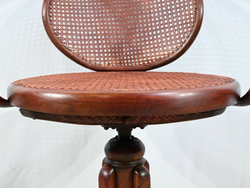Office Armchair In Beech, Thonet Spirit   Early 20th Century photo buy