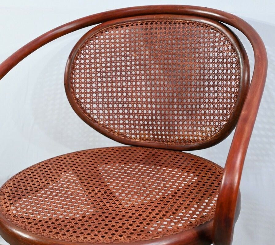 photo furniture Office Armchair In Beech, Thonet Spirit   Early 20th Century