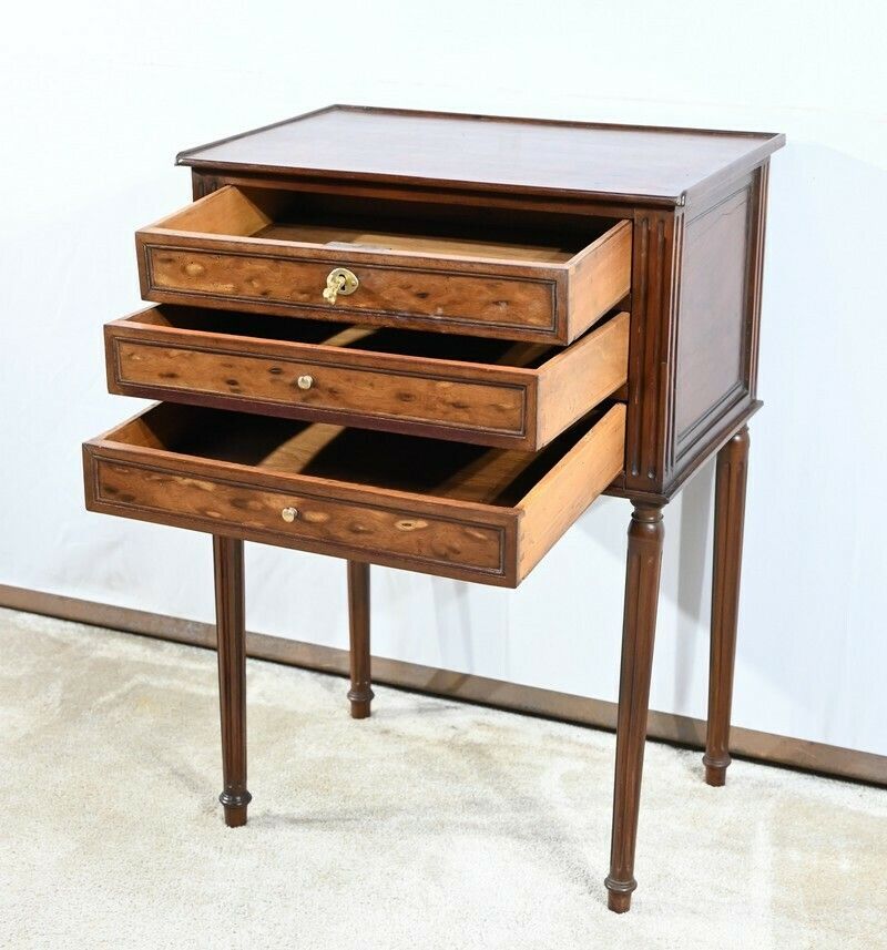 Small Chest Of Drawers In Cuban Mahogany, Louis XVI Style   1st Part XIX photo vinterior