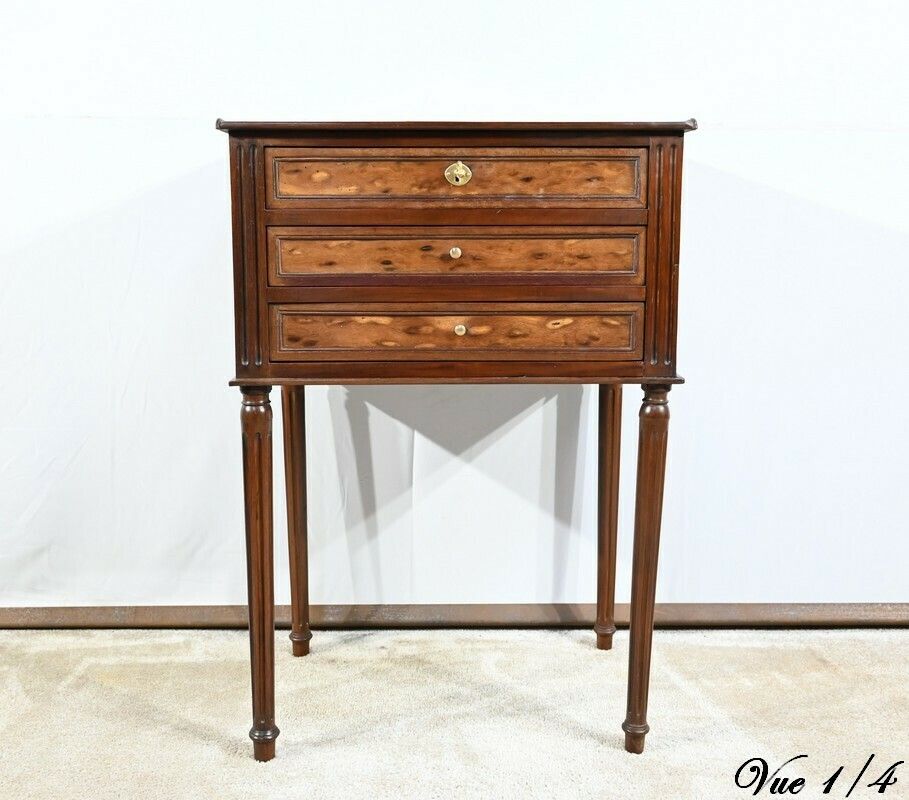 Small Chest Of Drawers In Cuban Mahogany, Louis XVI Style   1st Part XIX photo buy