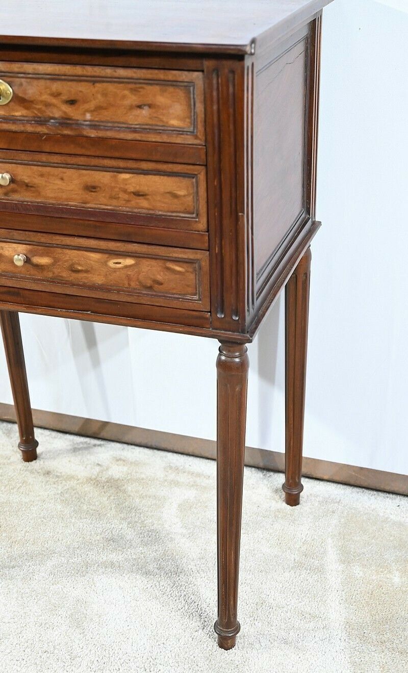 3090.0 Small Chest Of Drawers In Cuban Mahogany, Louis XVI Style   1st Part XIX photo