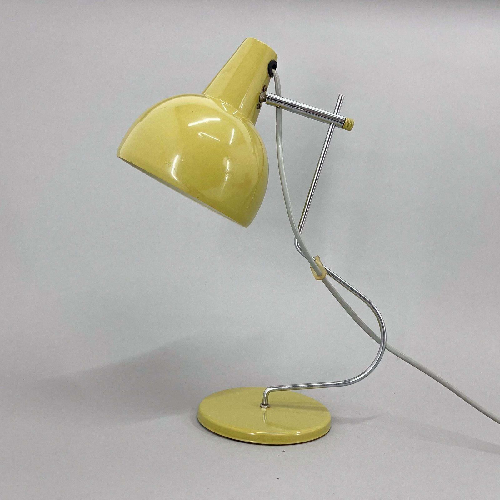 1960's Desk Lamp Designed By Josef Hůrka For Lidokov, Czechoslovakia