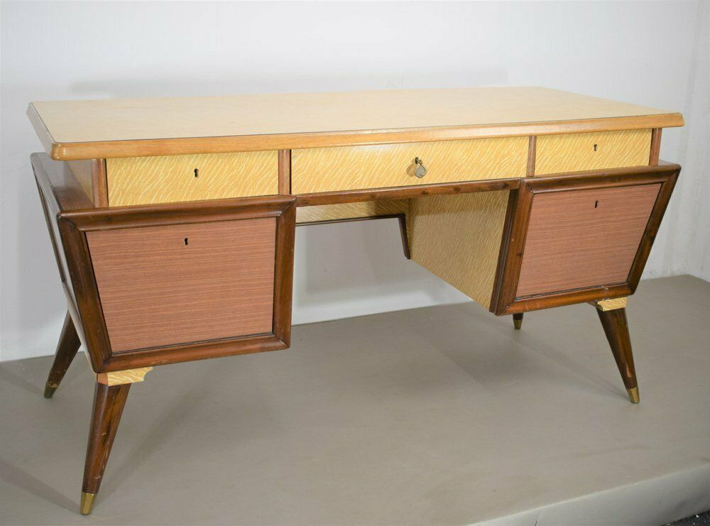 Italian Desk, 1950s, Formica, Vintage