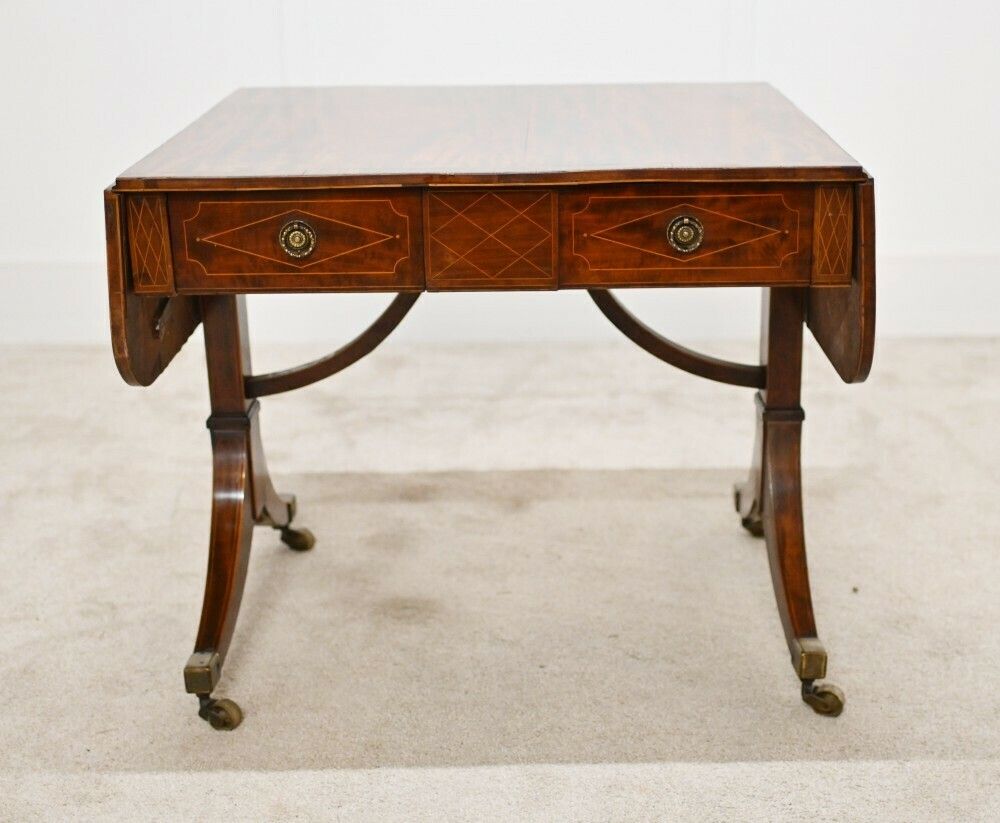Regency Sofa Table Mahogany Antique Furniture photo Furniture