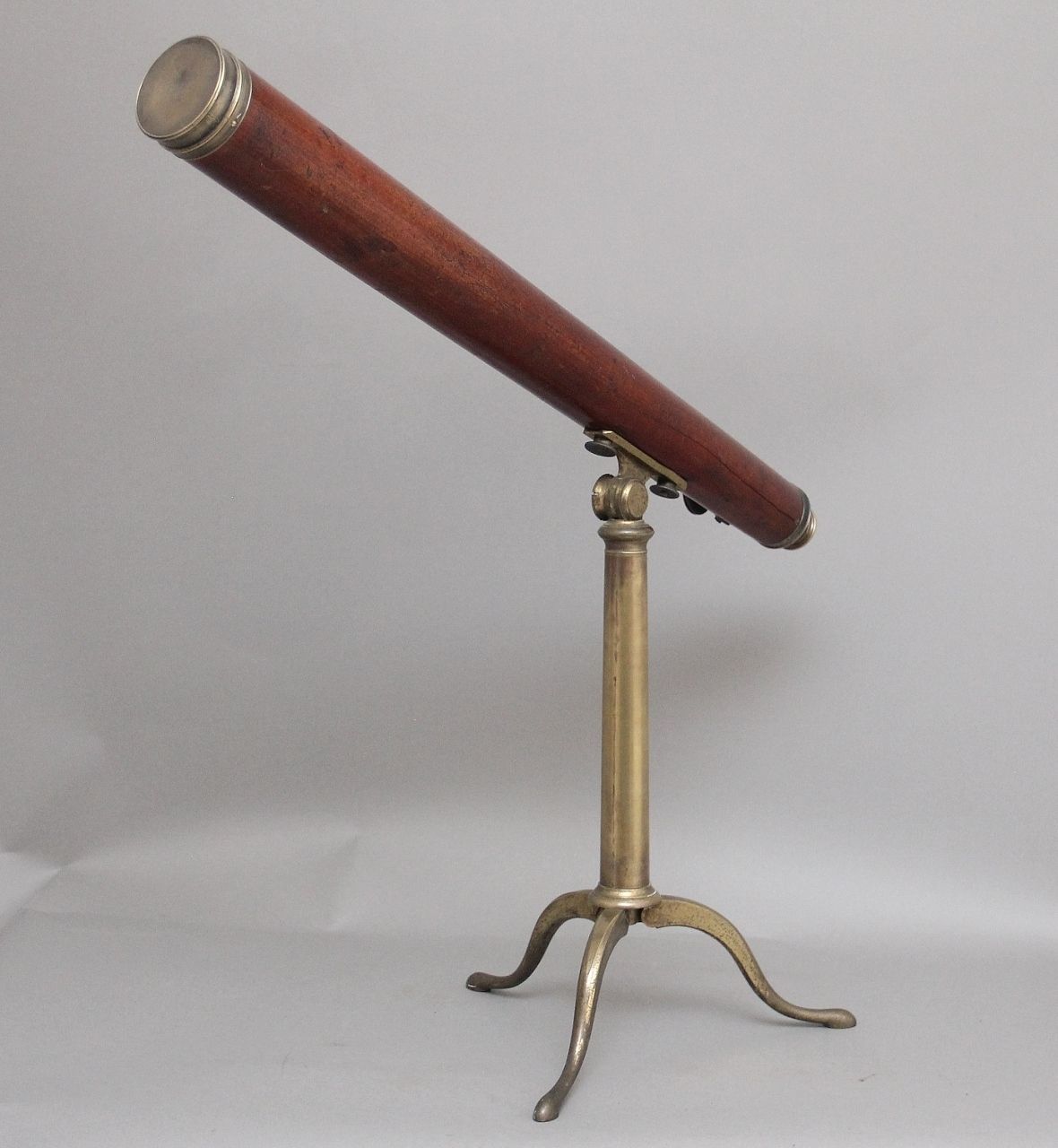 18th Century Mahogany And Brass Telescope By Nairne & Blunt Of London photo furniture