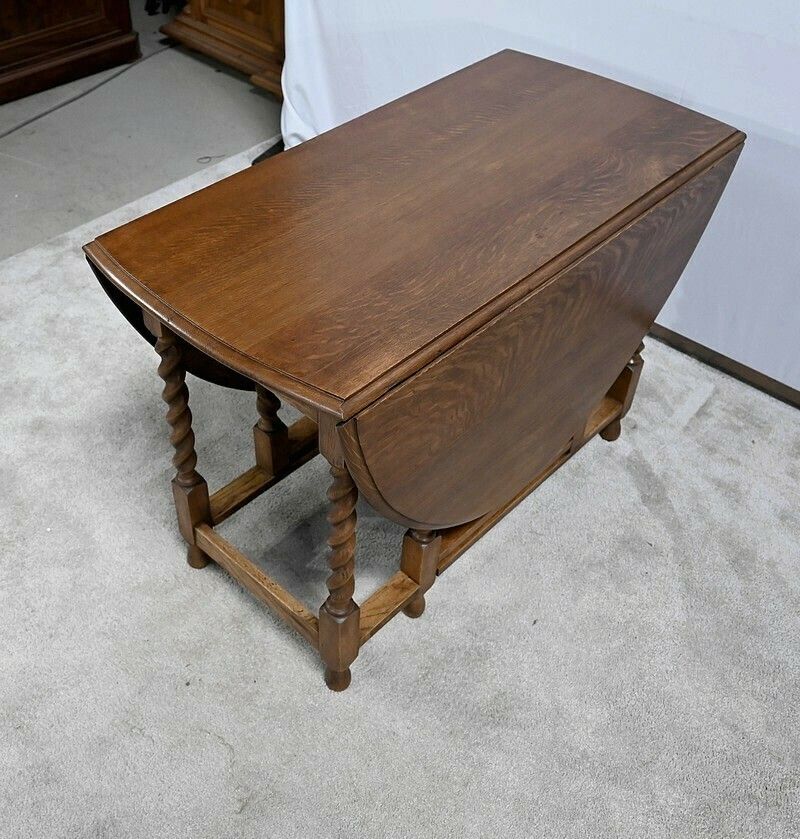 photo for sale Gatelag Table In Solid Oak, England – 1920