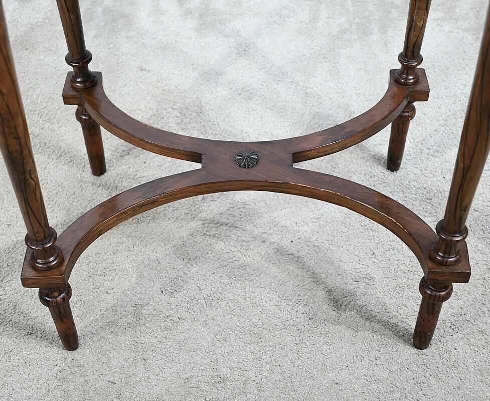 photo furniture Small Marquetry Table, Louis XVI Style, 19th Century
