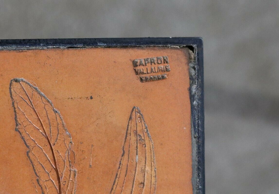 photo furniture Vallauris Ceramic Coffee Table, Signed R. Capron, Les Herbiers Collection – 1960