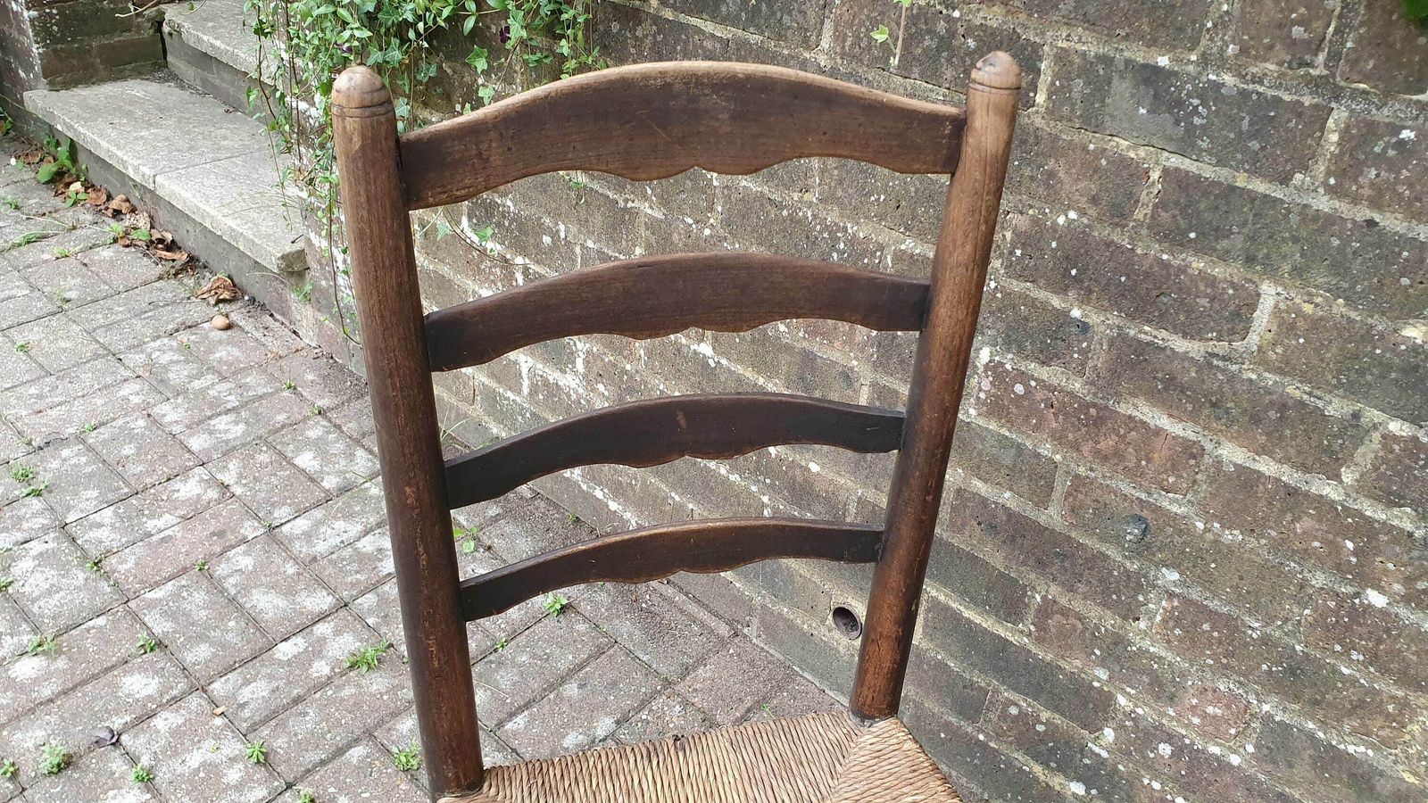 Rush Seated Wooden And Rocking Chair Elm photo buy