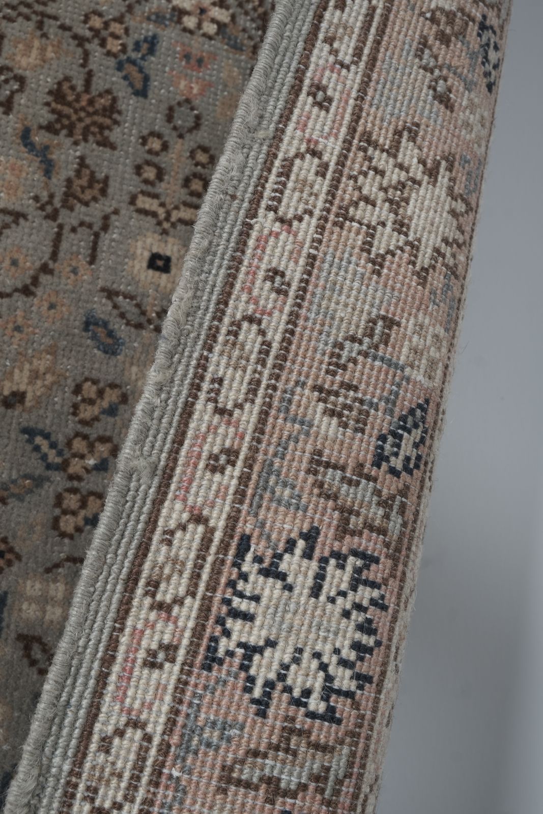 Mid 20th Century Vintage Turkish Long Runner   Floral Stair Carpet 2'7" X 24'7" photo 2500.0