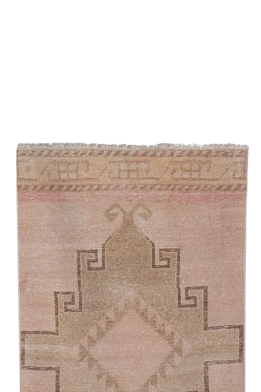 photo for sale 1960s  Turkish Oushak Extra Long And Narrow Runner With Century Modern Style