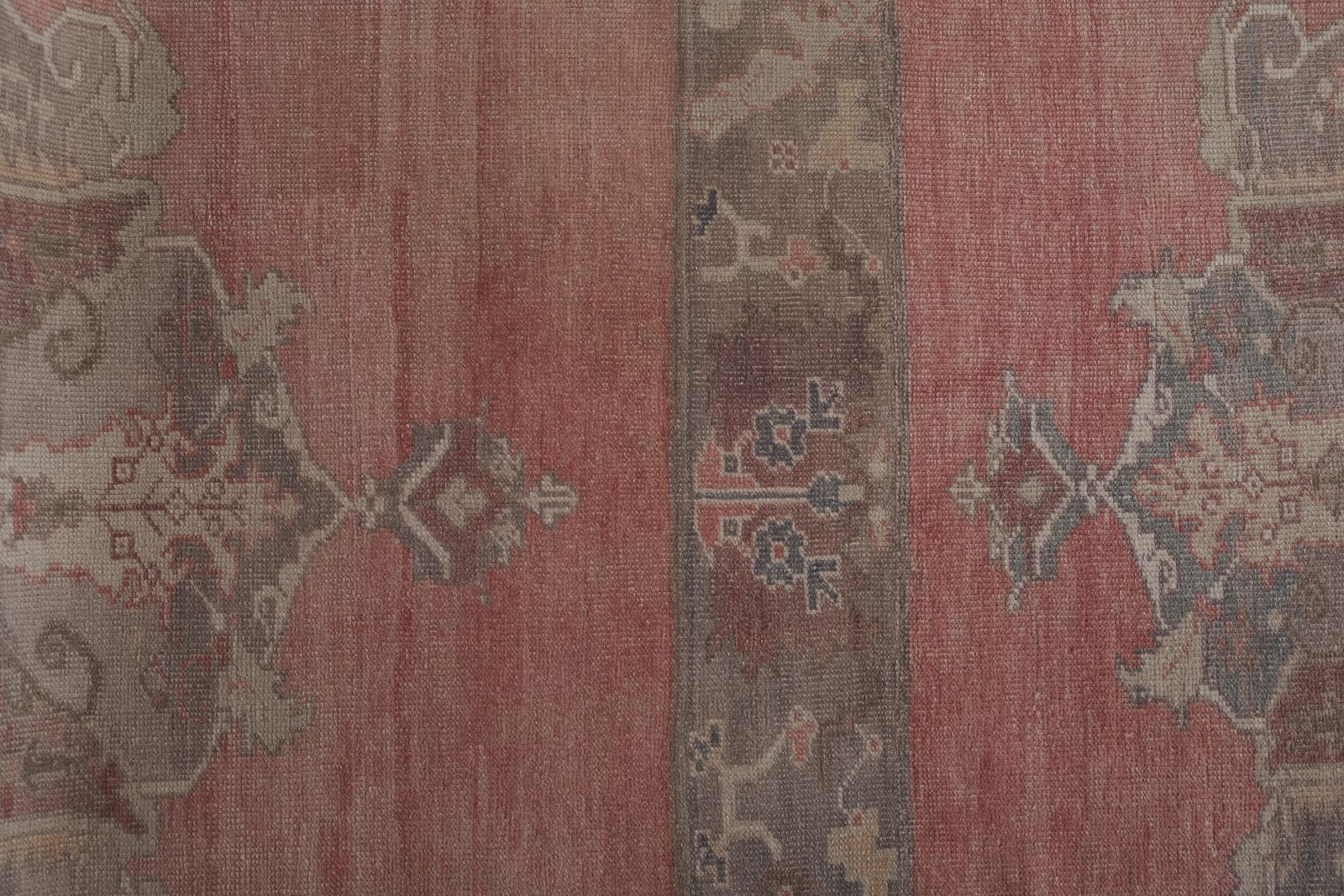 1960s Vintage Turkish Oushak Extra Long And Wide Runner   Stair Tread photo Textiles