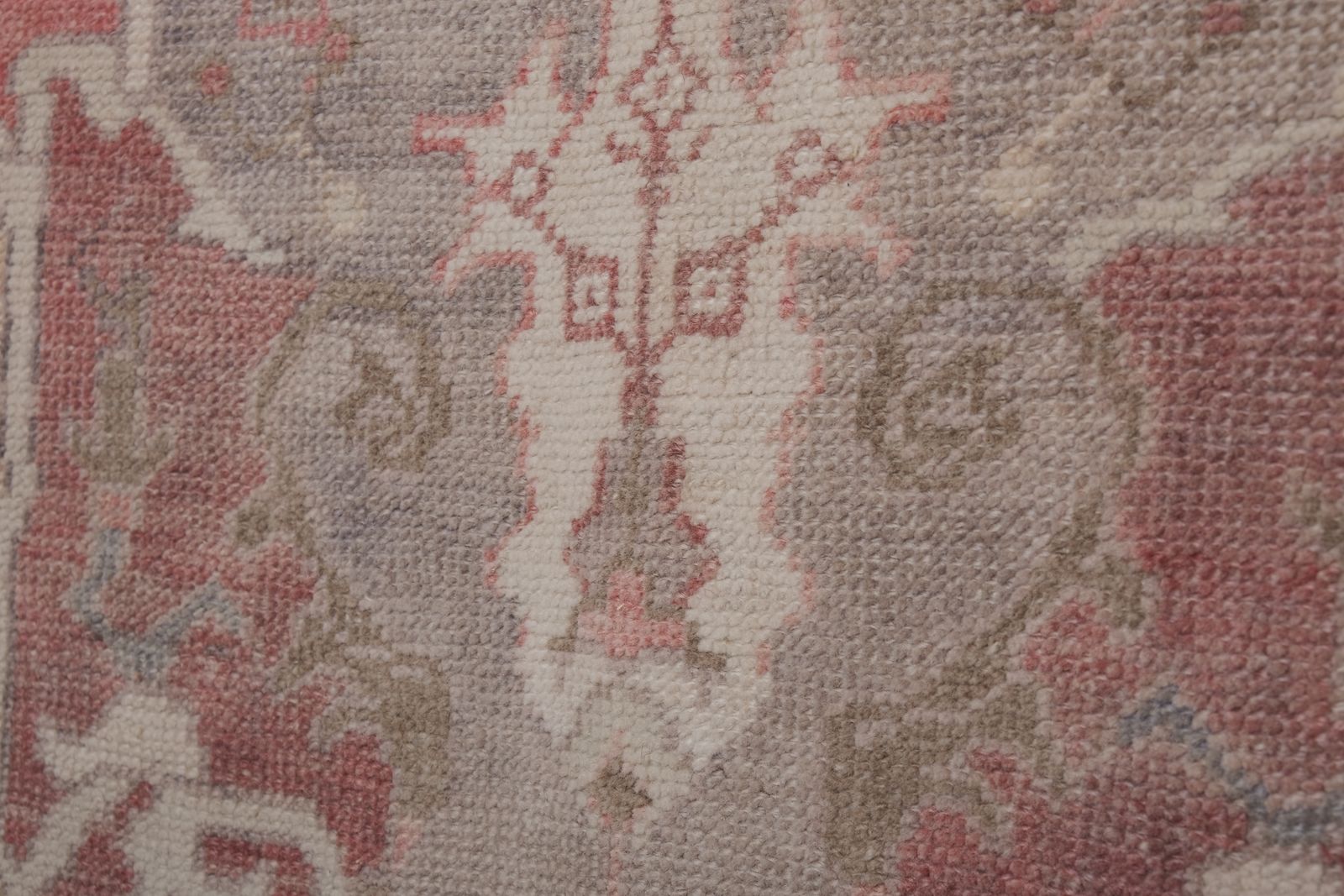 1960s Vintage Turkish Oushak Extra Long And Wide Runner   Stair Tread photo vintage