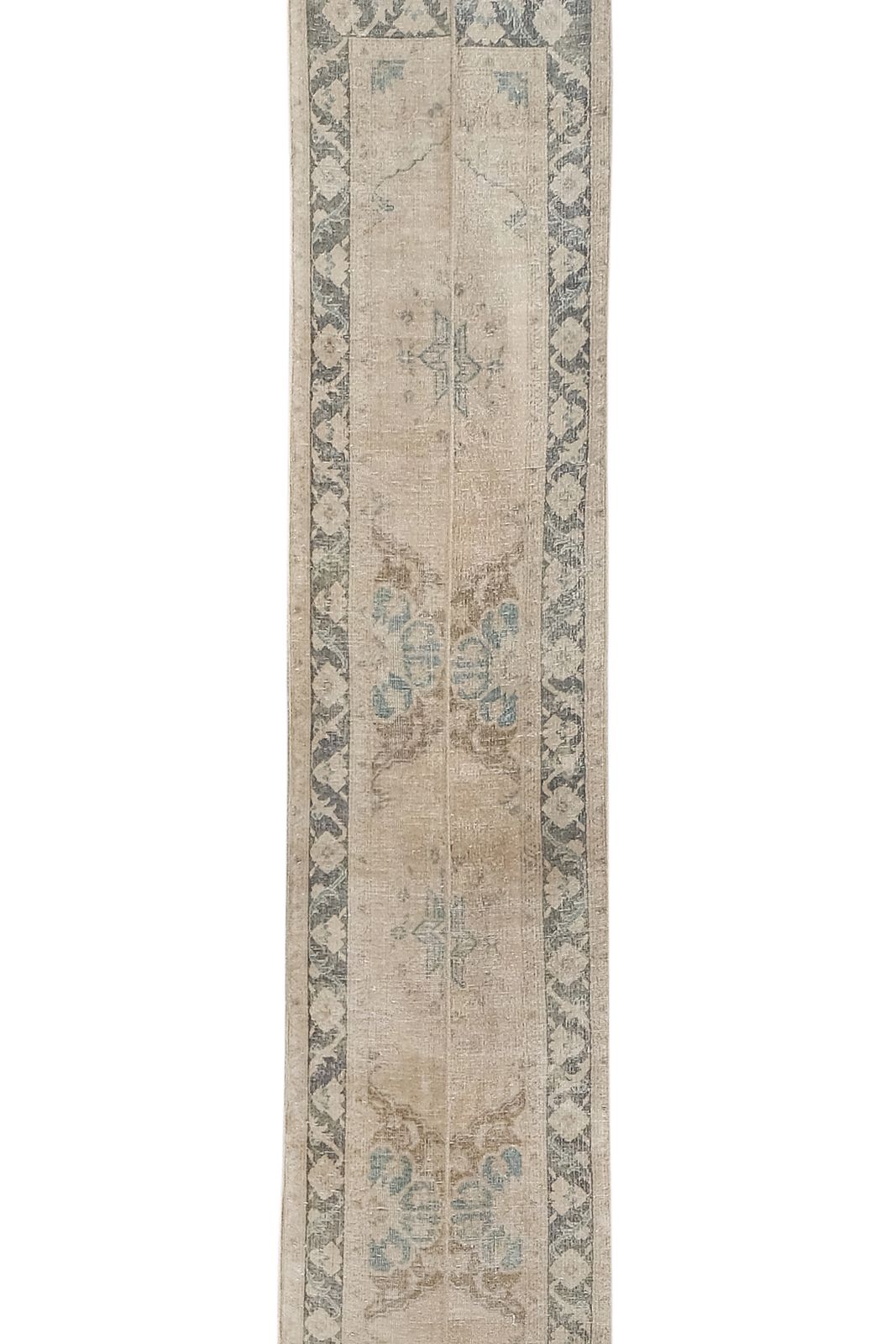 1960s Distressed Extra Long Turkish Runner Rug   Stair Carpet 2'3'' X 25'10'' photo Textiles