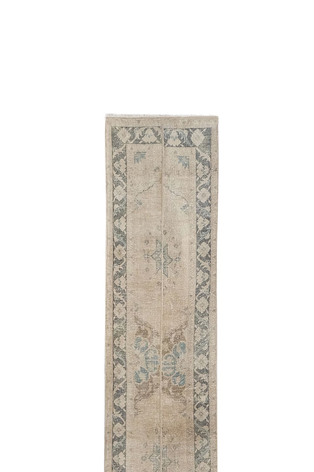 photo furniture 1960s Distressed Extra Long Turkish Runner Rug   Stair Carpet 2'3'' X 25'10''