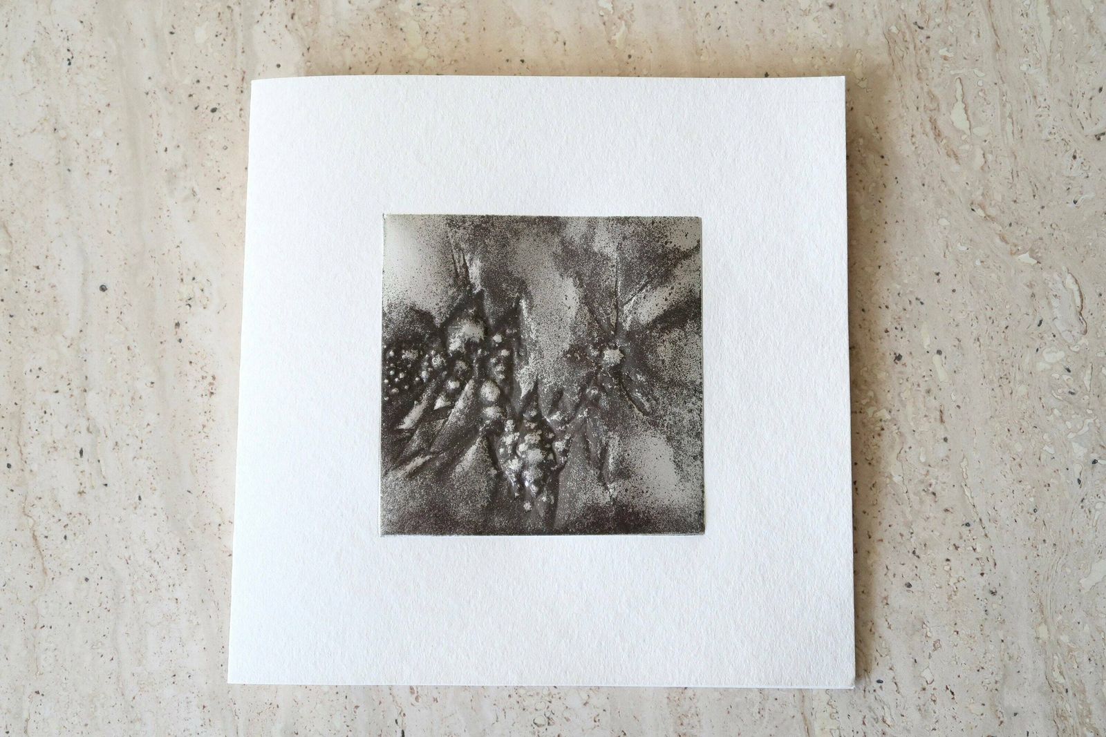 Pierre Sabatier, Engraving, French Artist / Modern Painting Abstract Abstraction, Institut DR Forster, Reutlingen