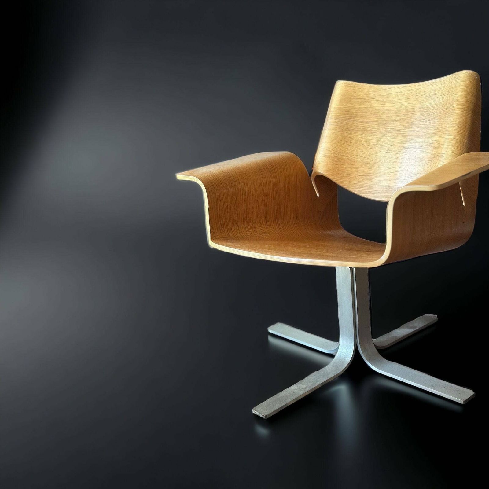 Vintage Pair Of Blu Dot Buttercup Swivel Chairs photo for sale