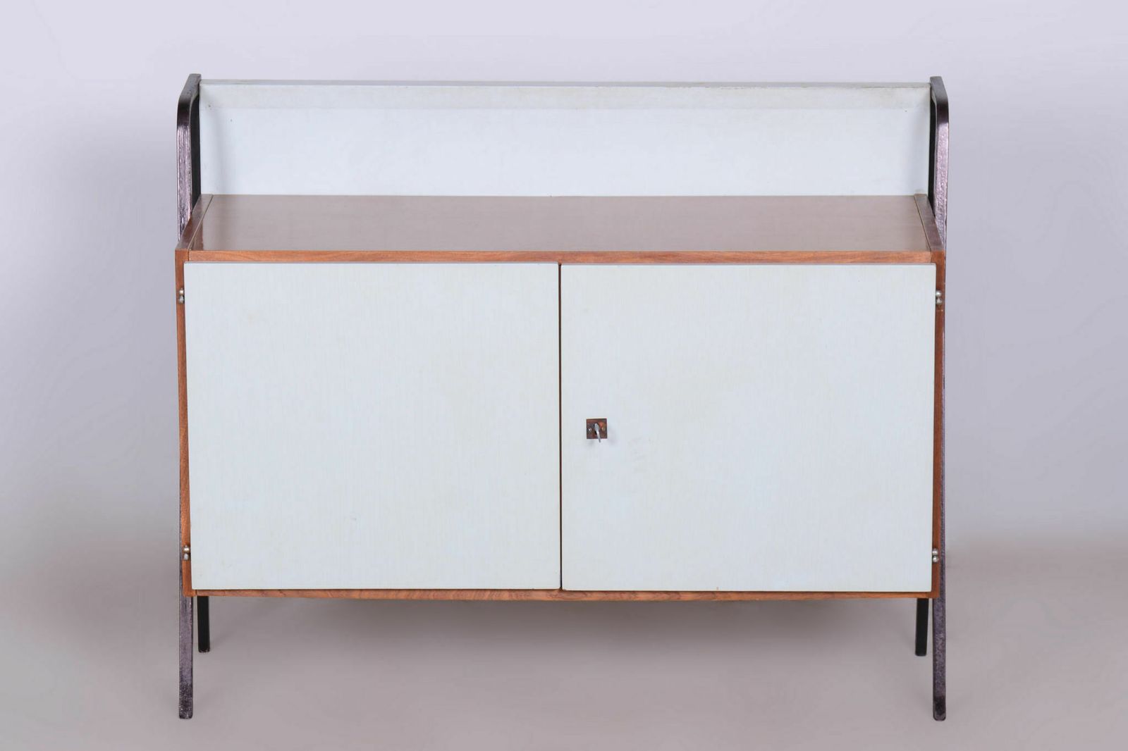 Restored Midcentury Cabinet Set, Mahogany, Revived Polish, Central Europe, 1950s photo 1150.0