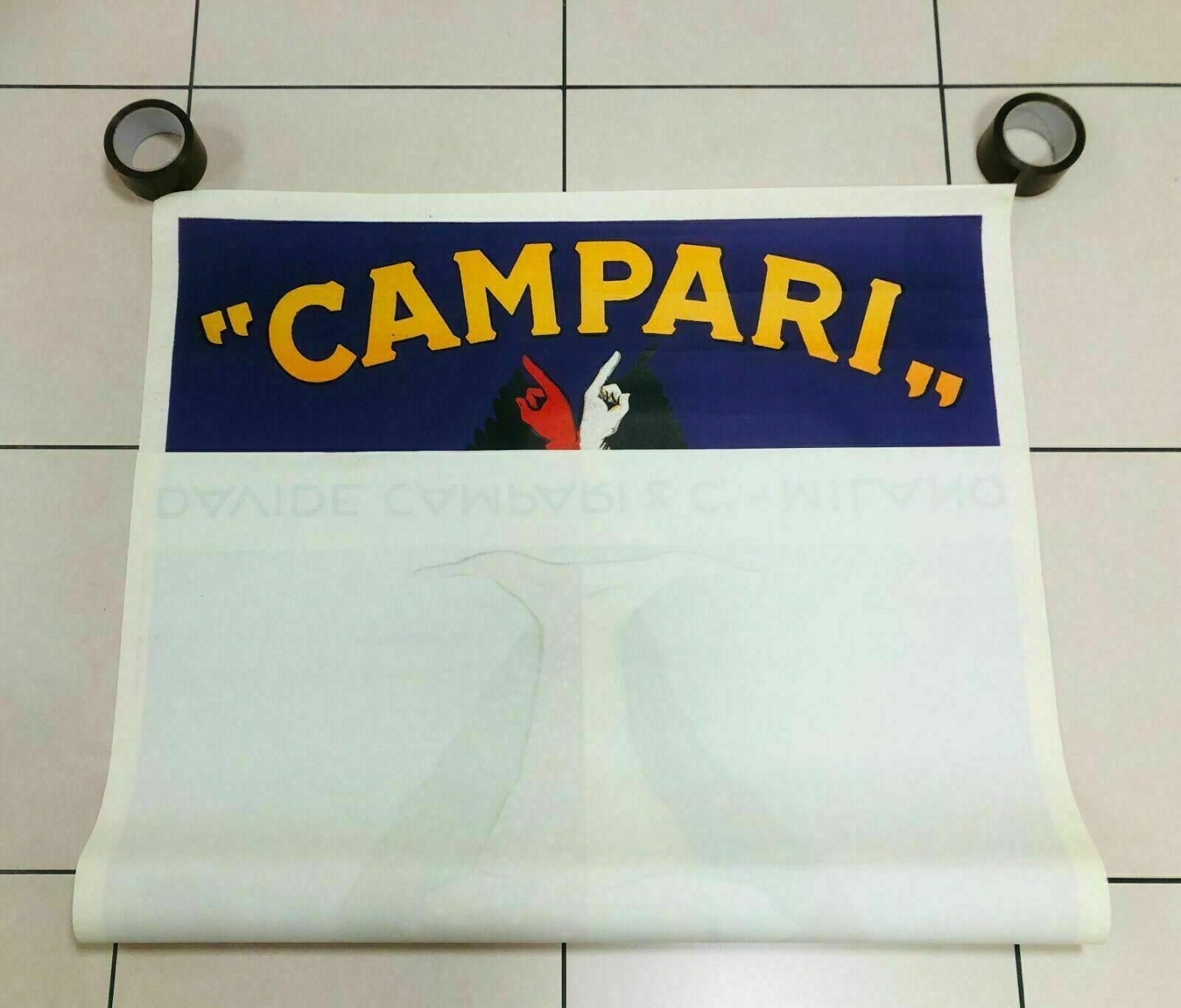 1100.0 Leonetto Cappiello, 1950   Campari   Original Lithographic Vintage Affiche   Cm 140 X 100   In 55,1 X 39,4 photo