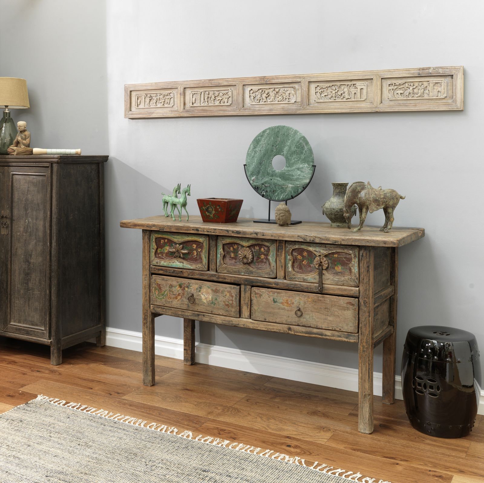 Five Drawer Painted Chest photo furniture