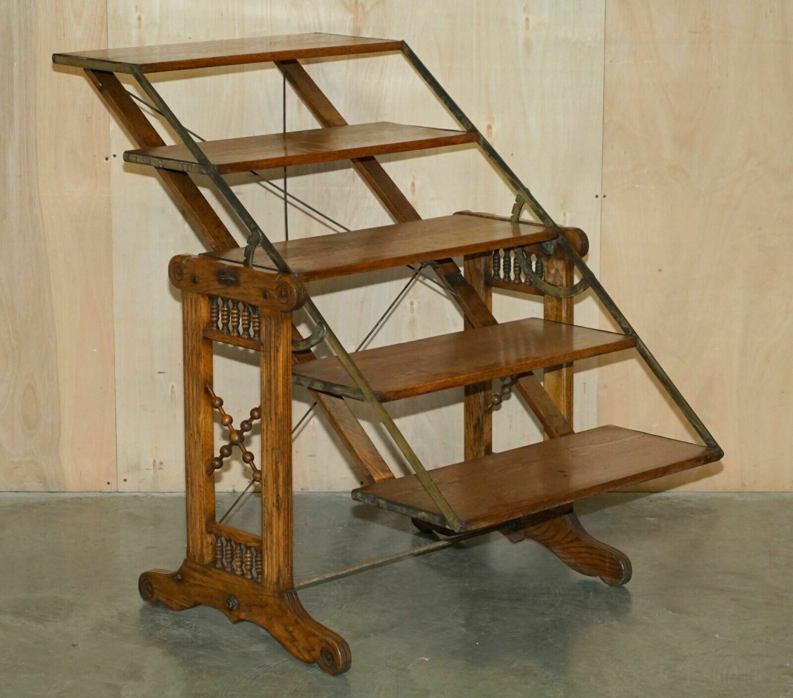 Fully Restored Circa 1910 Boeckh Brothers Metamorphic Bakers Table Bookcase photo Furniture