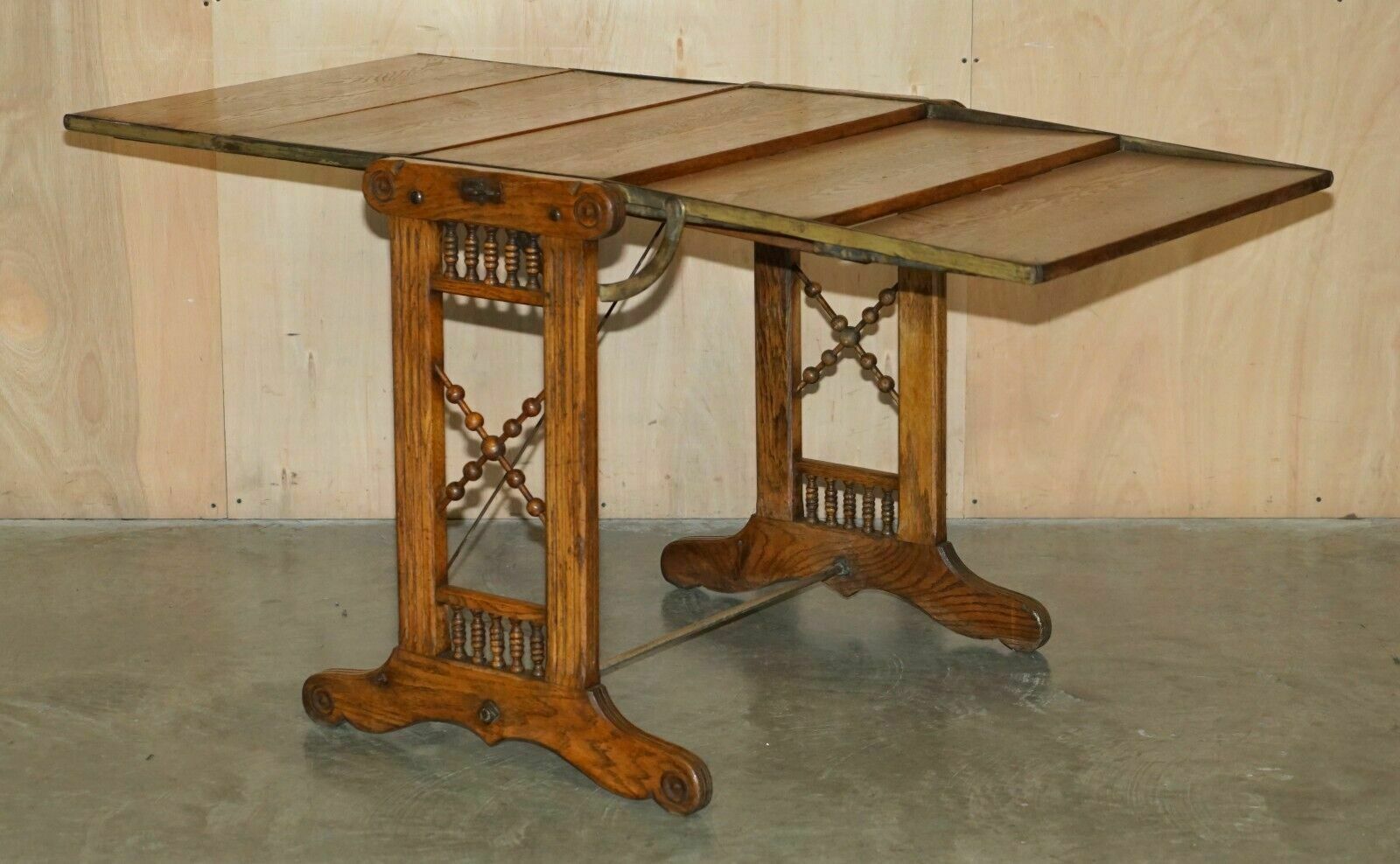 Fully Restored Circa 1910 Boeckh Brothers Metamorphic Bakers Table Bookcase photo vintage
