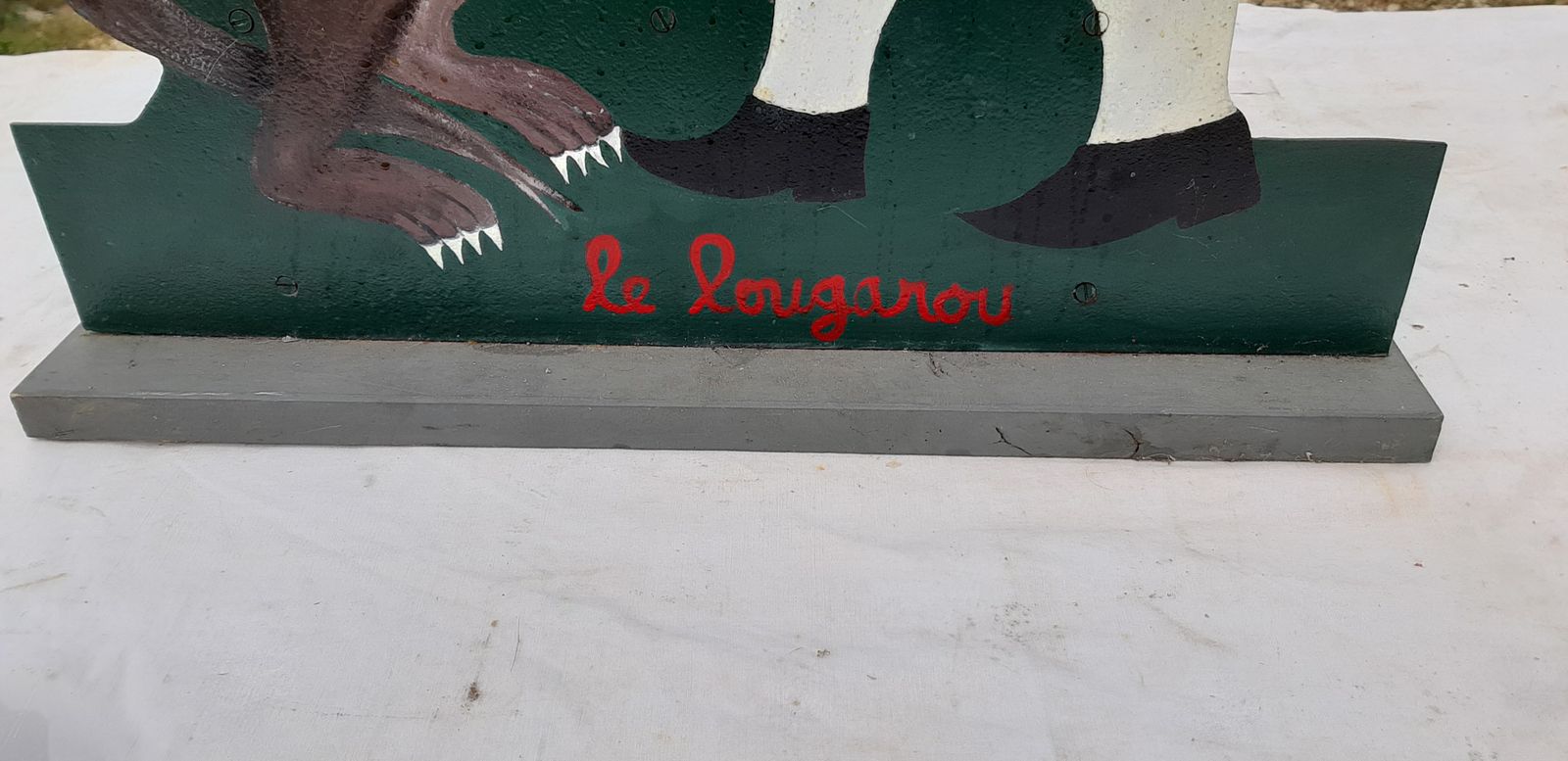Old Fairground Game “Loup Garou” photo furniture